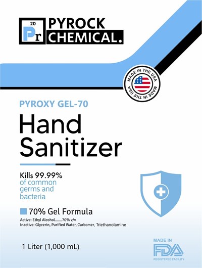 Front 1000 mL Ndc: 78517-711-91 (Front   Pyroxy Gel 70b (1000 mL Bottle)   1000 mL   Ndc 78517 711 91)